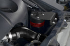 HPS Performance Billet Aluminum Oil Catch Can Kit, Red, 860-025