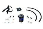 HPS Performance Billet Aluminum Oil Catch Can Kit, Blue, 860-027BL