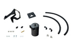 HPS Performance Billet Aluminum Oil Catch Can Kit, Black, 860-027WB