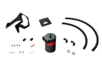 HPS Performance Billet Aluminum Oil Catch Can Kit, Red, 860-027