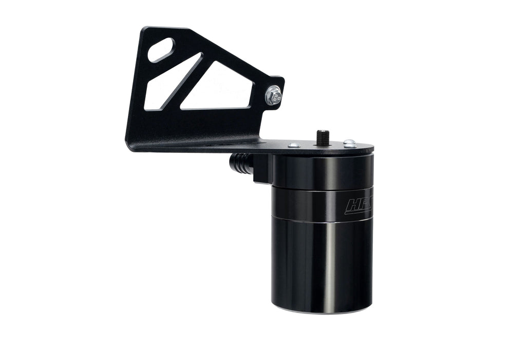 HPS Performance Billet Aluminum Oil Catch Can Kit, Black, 860-028WB