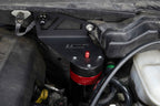 HPS Performance Billet Aluminum Oil Catch Can Kit, Red, 860-028