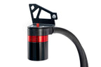 HPS Performance Billet Aluminum Oil Catch Can Kit, Red, 860-028