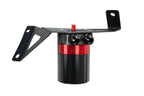 HPS Performance Billet Aluminum Oil Catch Can Kit, Red, 860-029