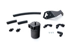 HPS Performance Billet Aluminum Oil Catch Can Kit, Black, 860-030WB