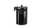 HPS Performance Billet Aluminum Oil Catch Can Kit, Black, 860-033WB