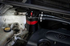 HPS Performance Aluminum Oil Catch Can Kit with 1/2" Barb Adapters and Rubber Hoses, 861-502