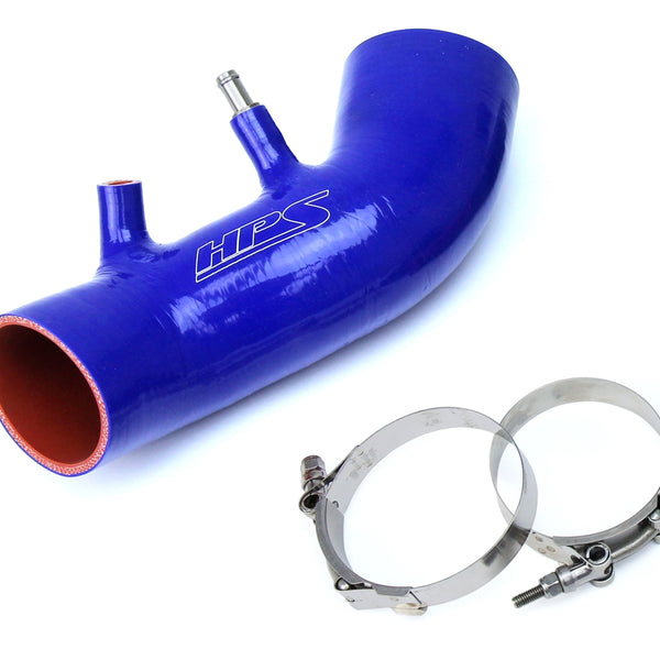 HPS Performance High Temp Reinforced Silicone Air Intake Hose Kit Blue 87-68420-BLUE
