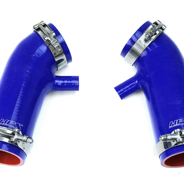HPS Performance High Temp Reinforced Silicone Air Intake Hose Kit Blue 87-68426-BLUE
