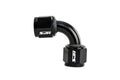 HPS Performance 90 Degree -8 AN Female to Female Swivel Coupling Adapter Aluminum Black