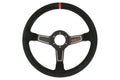 Sparco L575 Steering Wheel w/ Read Centering Stripe 350mm - Black Suede