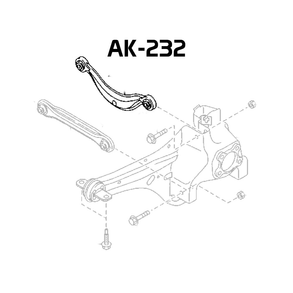 GSP Godspeed Project - Mazda CX-7 (ER) 2007-12 Adjustable Camber Rear Upper Arms With Spherical Bearings