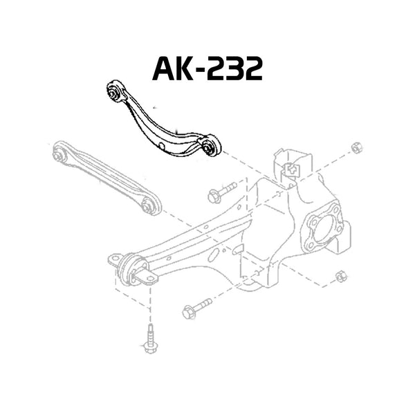 GSP Godspeed Project - Mazda CX-7 (ER) 2007-12 Adjustable Camber Rear Upper Arms With Spherical Bearings