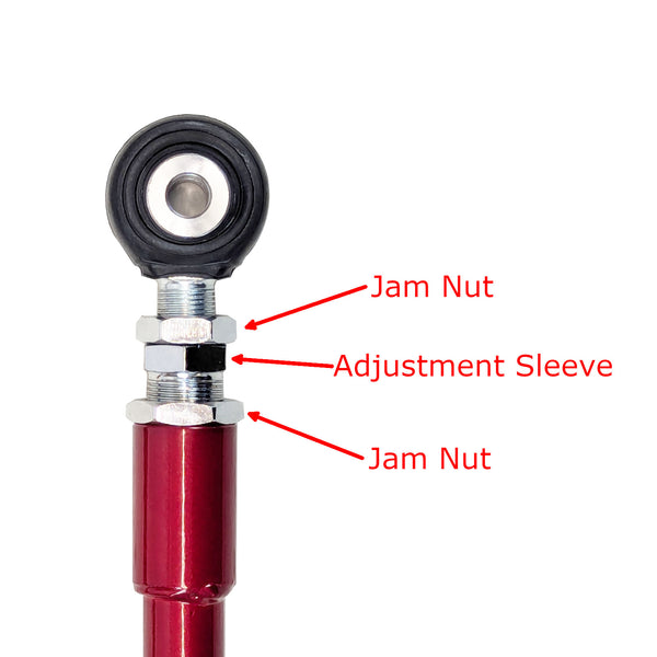 GSP GodSpeed Project Adjustable Rear Toe Control Arms - Dodge Challenger  [LA / LC] (2008-2020)