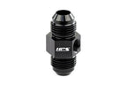 HPS Performance -10 AN Male to Male Adapter with 1/8 inch NPT Female Port Aluminum Black