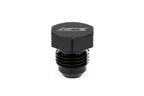 HPS Performance -3 AN Fittings Plug, AN Male 37 Degree Flare, Aluminum, Black