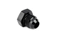HPS Performance -4 AN Fittings Plug AN Male 37 Degree Flare Aluminum Black