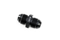 HPS Performance Straight -6 AN Male to Male Union Adapter Aluminum Black