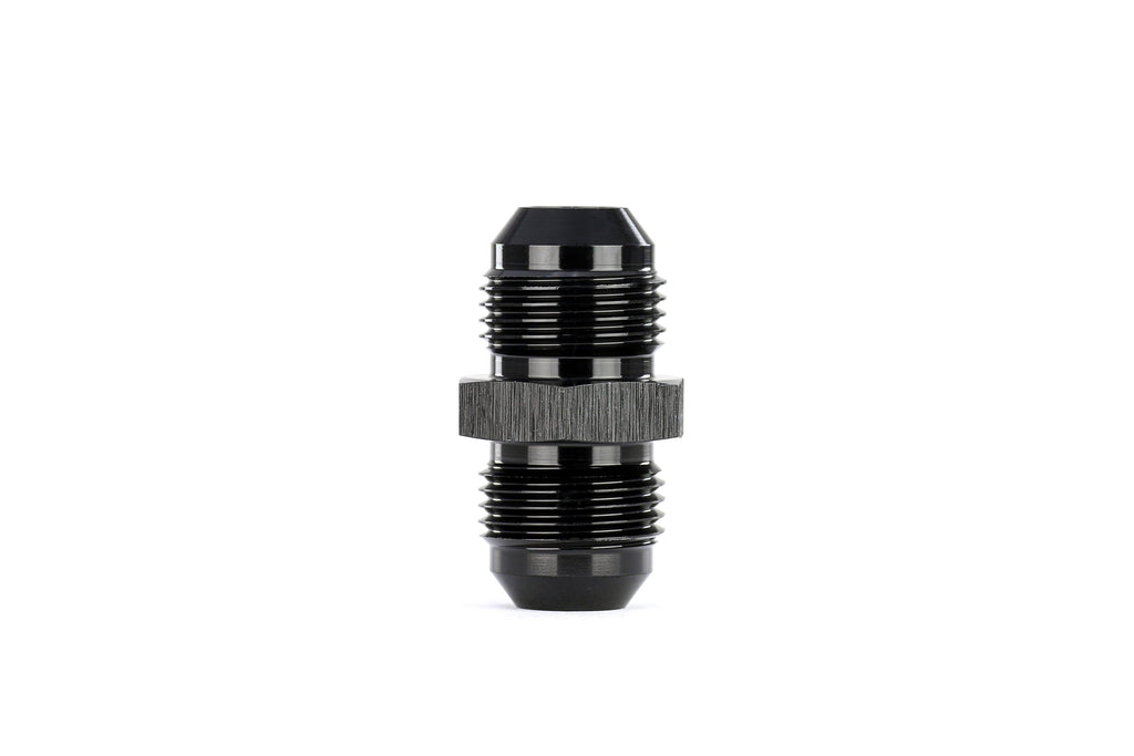 HPS Performance Straight -10 AN Male to Male Union Adapter, Aluminum, Black