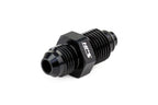 HPS Performance -6 AN to 1/2-20 Male to Inverted Flare Male Power Steering Adapter, Aluminum, Black