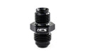 HPS Performance Straight -8 AN Flare to M18 x 1.5 Metric Adapter Aluminum Black