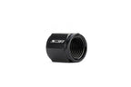 HPS Performance -8 Hard Line AN Tube Nut, Aluminum, Black