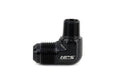 HPS Performance 90 Degree -4 AN Flare to 1/8 inch NPT Adapter Aluminum Black