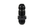 HPS Performance Straight -16 AN Male to Male Bulkhead Adapter, Aluminum, Black