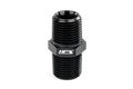 HPS Performance Straight 1/4'' NPT Male to Male Union Coupler Adapter Aluminum Black
