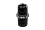 HPS Performance Straight 1/2'' NPT Male to Male Union Coupler Adapter Aluminum Black