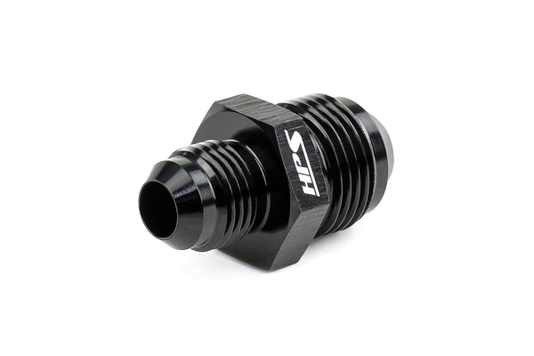 HPS Performance AN -10 to AN -8 Male To Male Reducer Union Coupler Adapter, Aluminum, Black