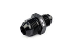 HPS Performance -10 AN to -6 AN Male To Male Reducer Union Coupler Adapter, Aluminum, Black