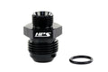 HPS Performance -12 AN Male to -10 O-ring Boss ORB Port Thread Male Adapter Aluminum Black