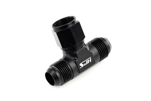 HPS Performance AN-8 Aluminum Tee Adapter with Female on Side AN9251-8