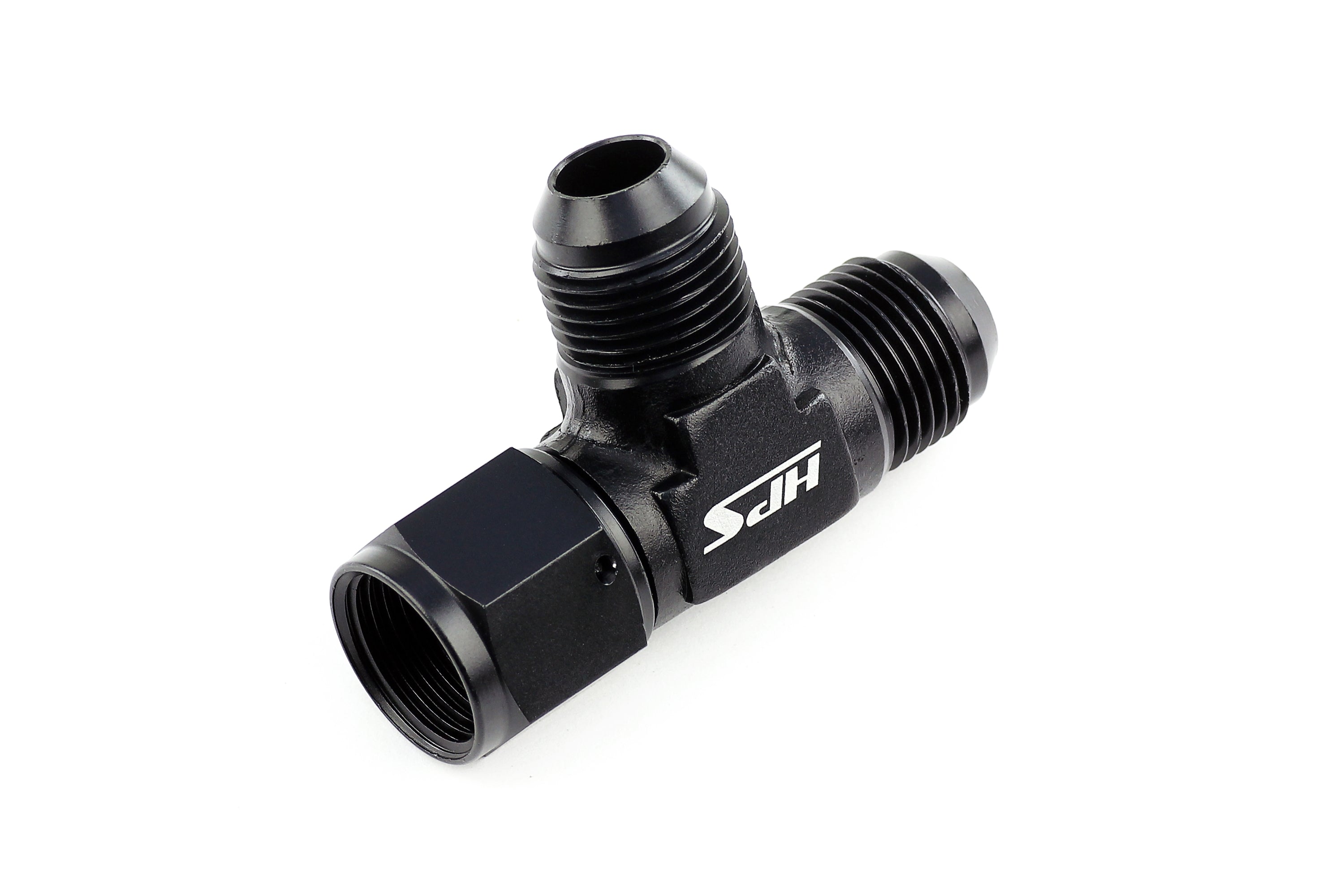 HPS Performance AN-4 Aluminum Tee Adapter with Female on Run AN9261-4