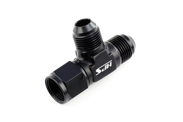 HPS Performance AN-6 Aluminum Tee Adapter with Female on Run AN9261-6