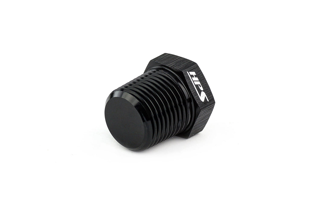 HPS Performance 1/4 NPT Hex Head Plug Aluminum AN933-06