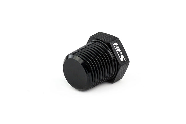 HPS Performance 1/4 NPT Hex Head Plug Aluminum AN933-06