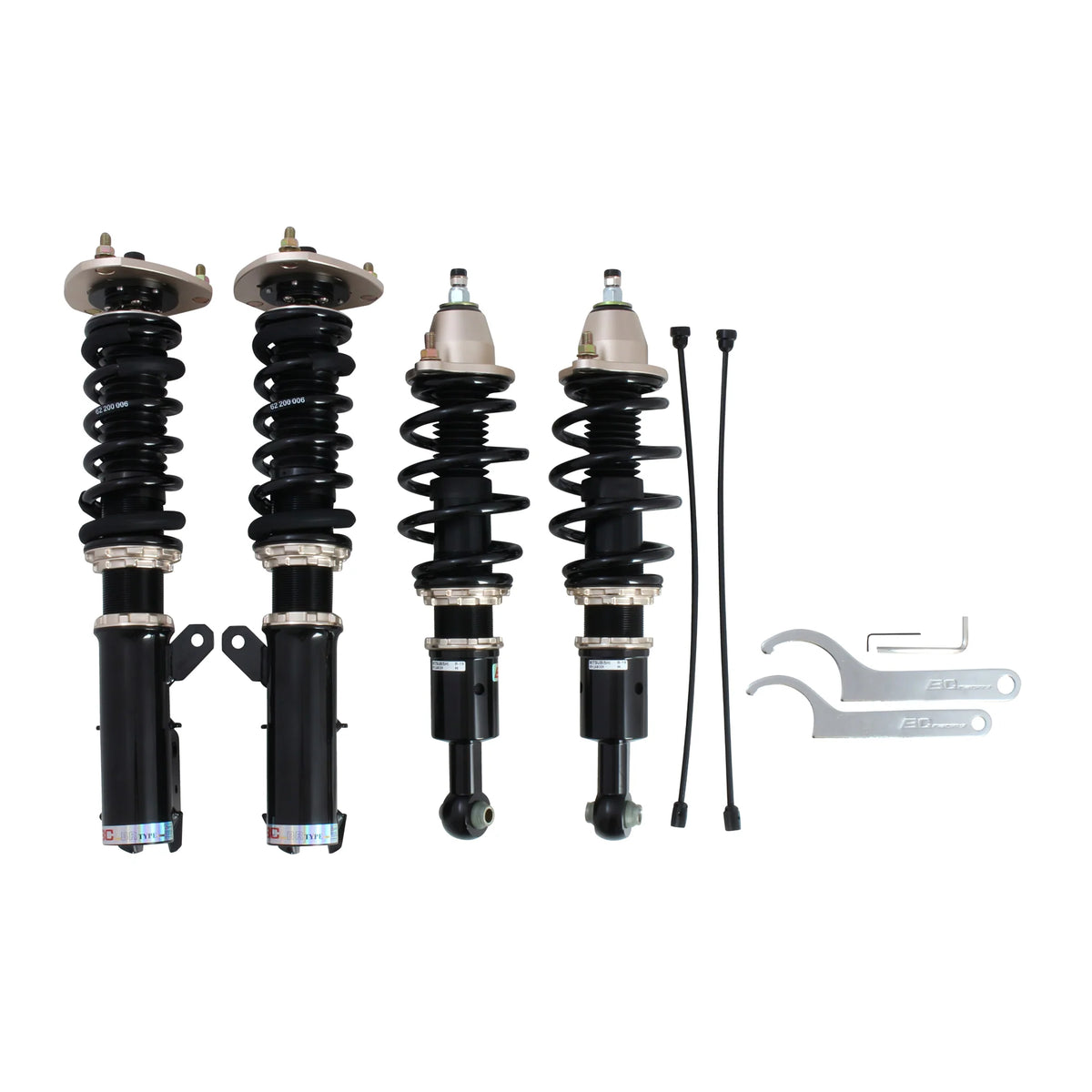 B-19-BR - BC Racing BR Coilovers - Mitsubishi Lancer FWD/AWD (2008-2017)