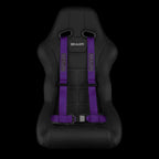 BRAUM Racing 4 Point 2" Strap Racing Single Harness - Purple