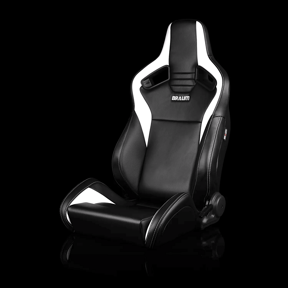 Braum BRR1-BKWW2 — Black | White Leatherette