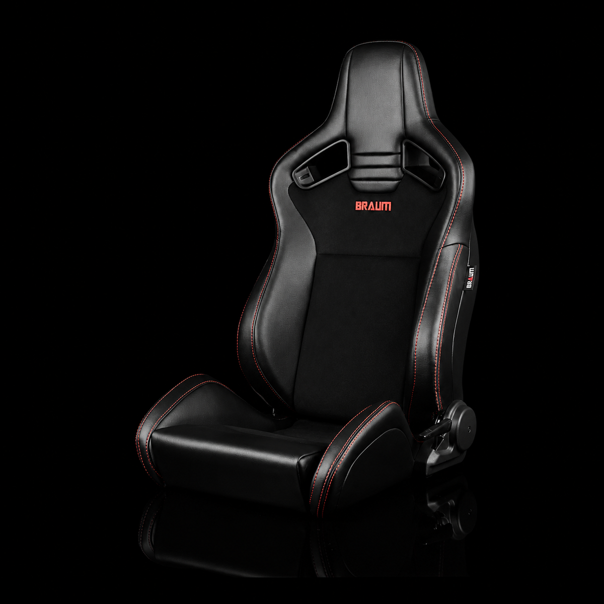 Braum BRR1-BSRS2 — Black Leatherette | Black Suede