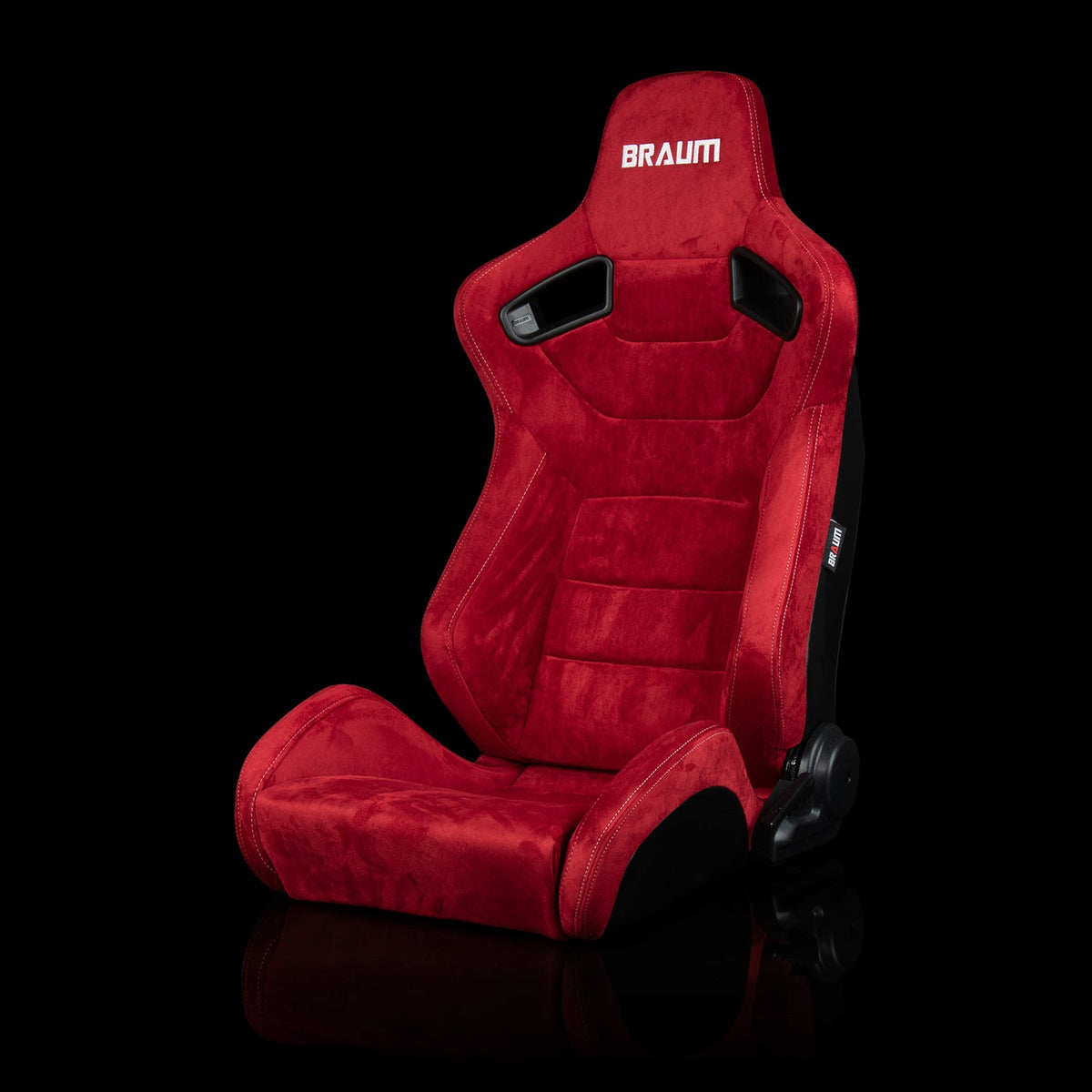 Braum BRR1-RSBS — Red Suede | White Stitching