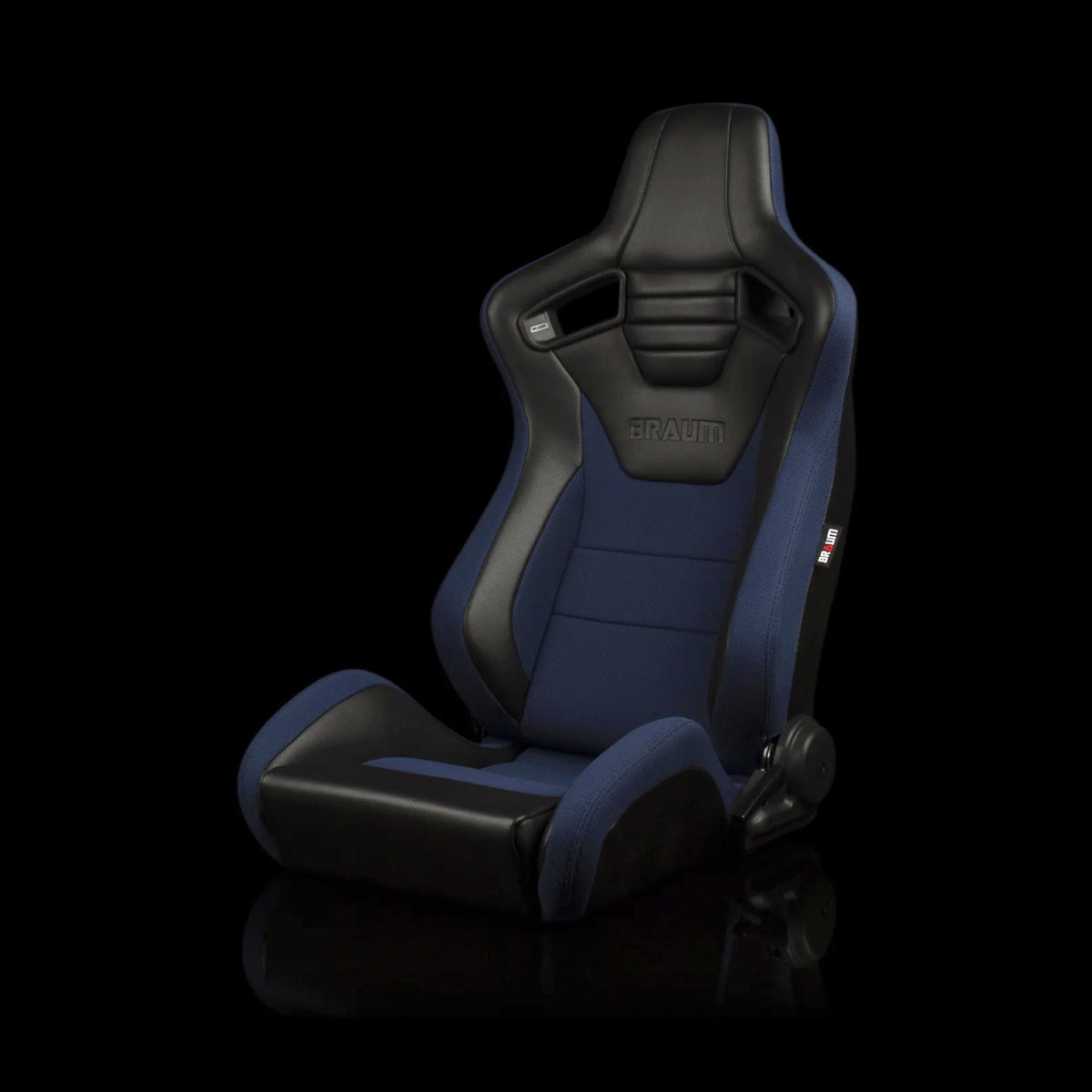 Braum BRR1S-BKBU — Black Leatherette | Blue Cloth