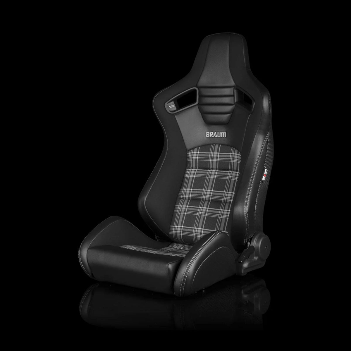Braum BRR1S-GYPF — Black Leatherette | Grey Plaid