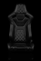 BRAUM ELITE-X Series Sport Reclinable Seats - Pair - Black Diamond (Black Trim)