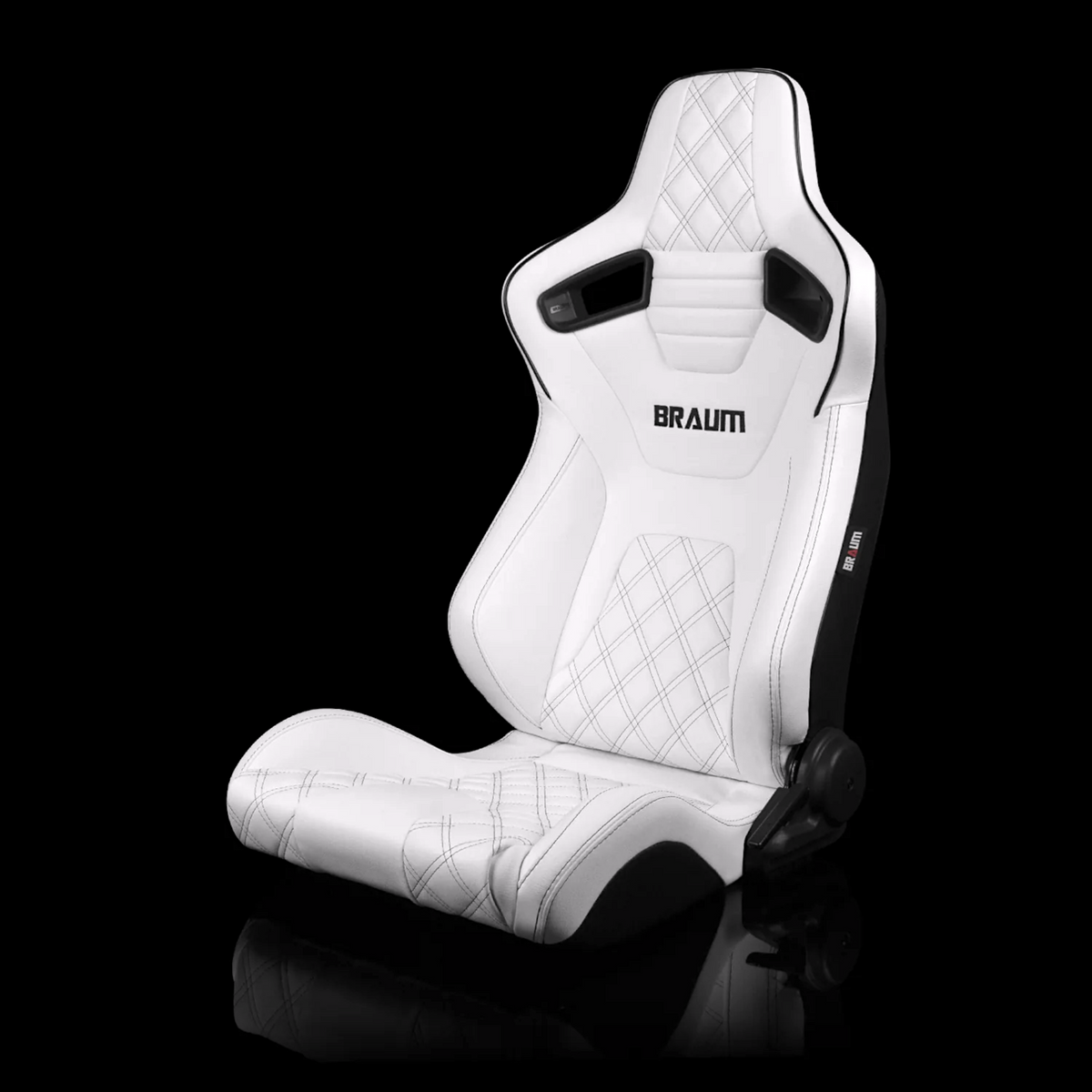 Braum BRR1X-WDDBS — White Leatherette | Diamond Edition | Black Trim - [Pre-Order] ETA Ships 8.30.26