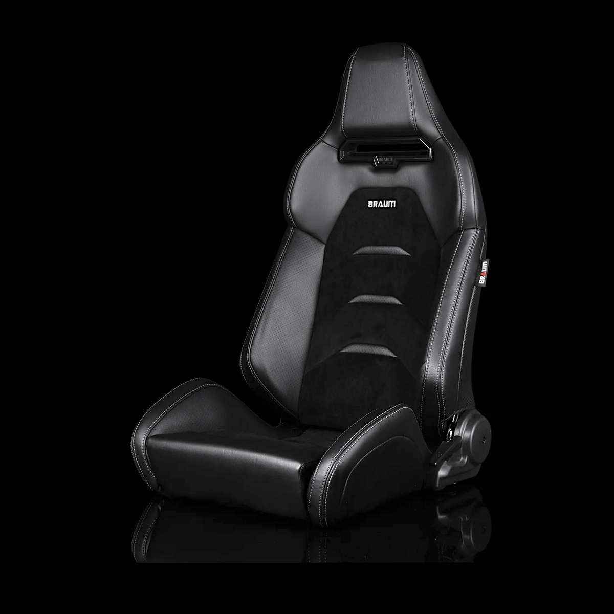 Braum VIPER-X BRR3-BKGS3 — Black Leatherette | Black Suede Inserts | Black Trim - [Pre-Order] ETA Ships 10.15.26
