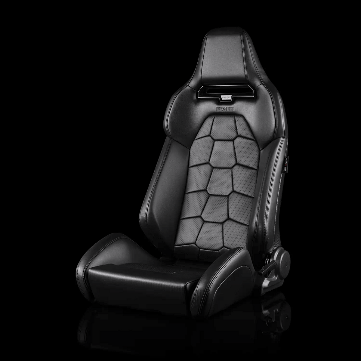 Braum VIPER-X BRR3-KMBK3 — Black Leatherette | Snakeskin Edition - [Email to Order]