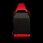 Braum Racing VIPER-X Series Sport Reclinable Seats- Pair - Red Leatherette (Black Trim)